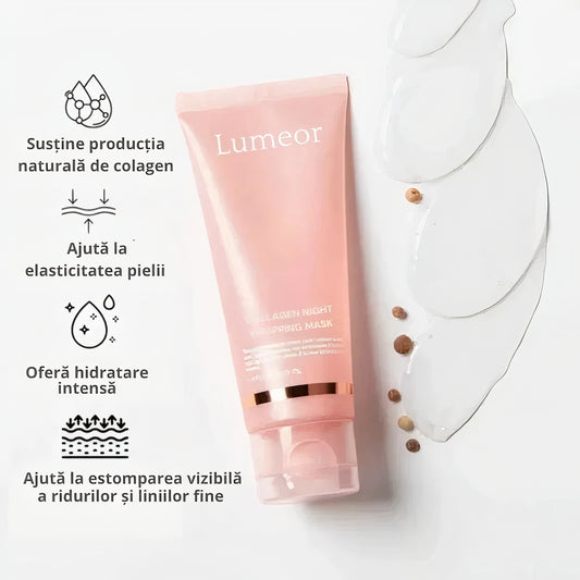 Lumeor™ – Mască organică cu colagen, secretul frumuseții coreene